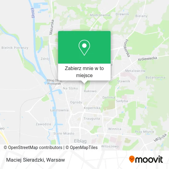 Mapa Maciej Sieradzki