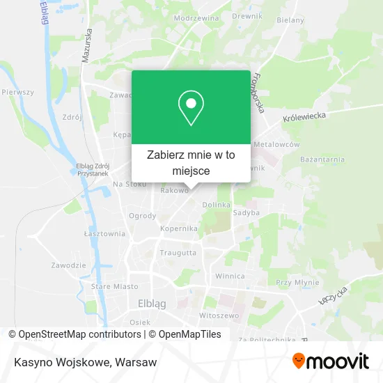 Mapa Kasyno Wojskowe