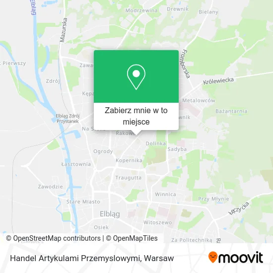 Mapa Handel Artykulami Przemyslowymi