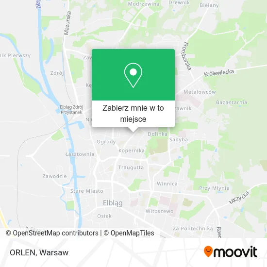 Mapa ORLEN