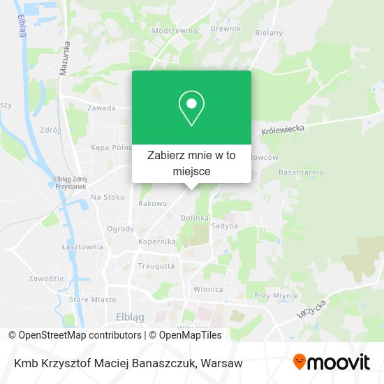 Mapa Kmb Krzysztof Maciej Banaszczuk