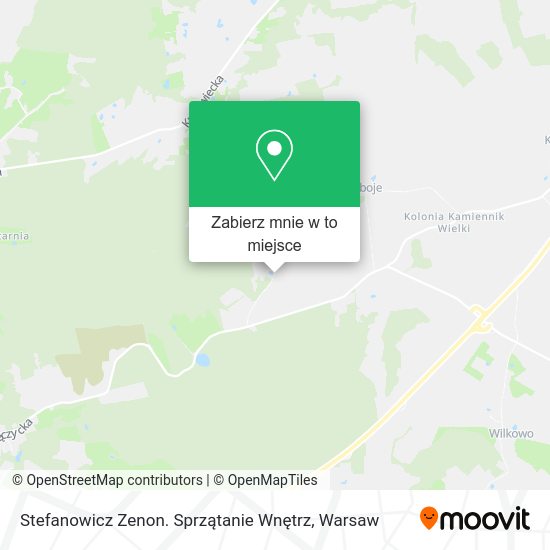 Mapa Stefanowicz Zenon. Sprzątanie Wnętrz