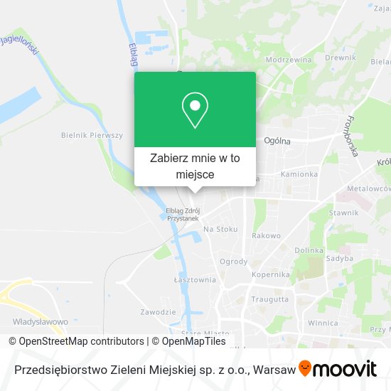 Mapa Przedsiębiorstwo Zieleni Miejskiej sp. z o.o.