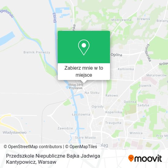 Mapa Przedszkole Niepubliczne Bajka Jadwiga Kantypowicz