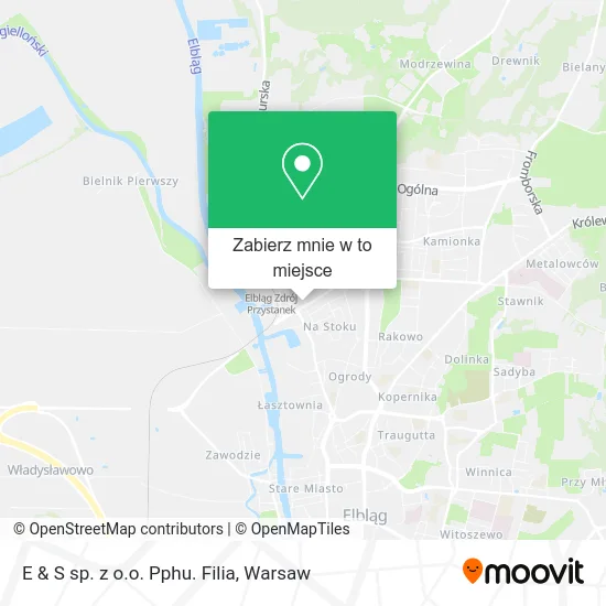 Mapa E & S sp. z o.o. Pphu. Filia