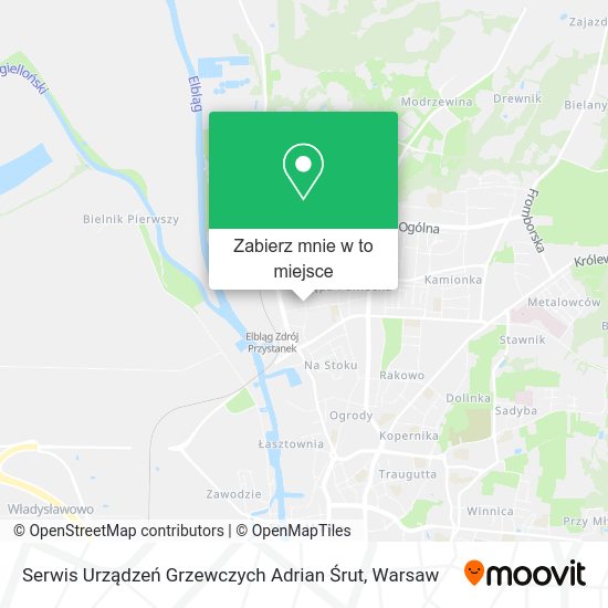 Mapa Serwis Urządzeń Grzewczych Adrian Śrut