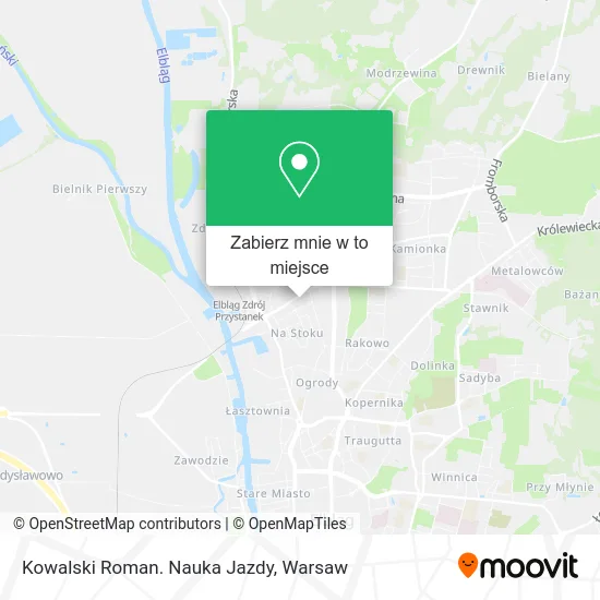Mapa Kowalski Roman. Nauka Jazdy