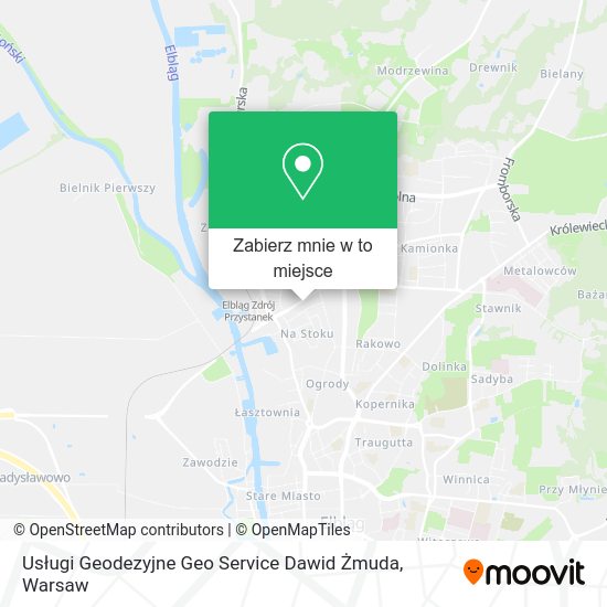 Mapa Usługi Geodezyjne Geo Service Dawid Żmuda