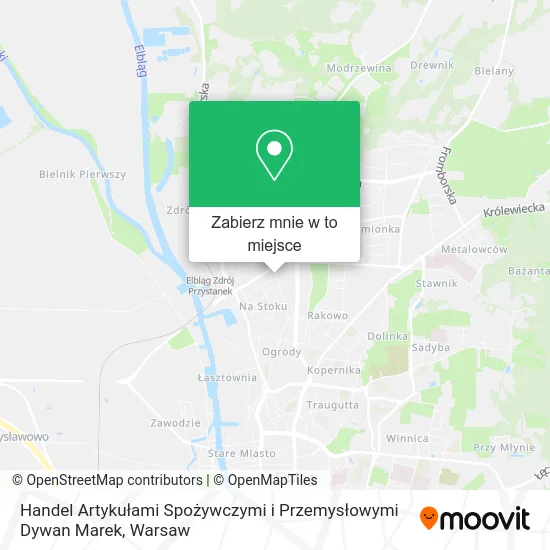 Mapa Handel Artykułami Spożywczymi i Przemysłowymi Dywan Marek