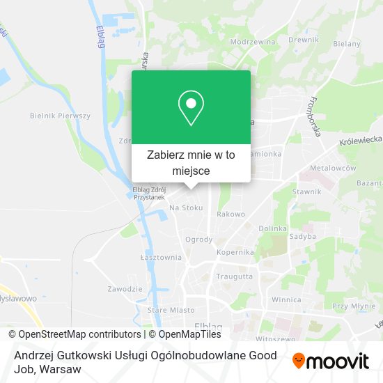 Mapa Andrzej Gutkowski Usługi Ogólnobudowlane Good Job