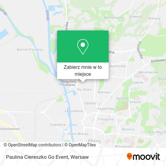 Mapa Paulina Ciereszko Go Event