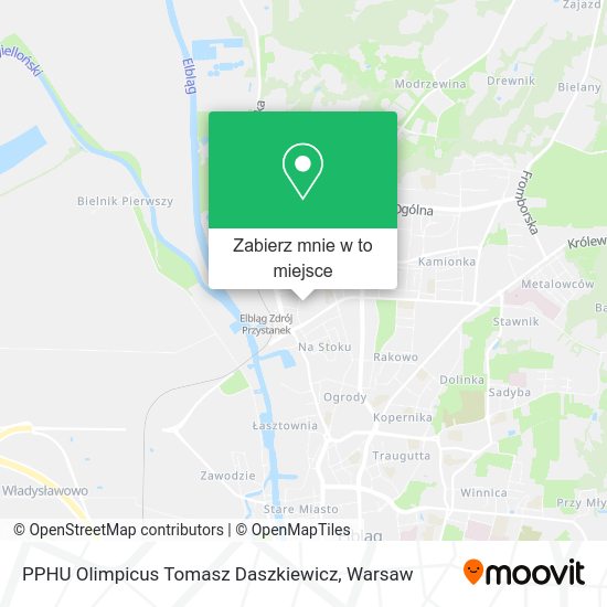 Mapa PPHU Olimpicus Tomasz Daszkiewicz