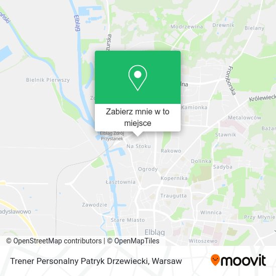 Mapa Trener Personalny Patryk Drzewiecki