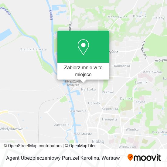 Mapa Agent Ubezpieczeniowy Paruzel Karolina