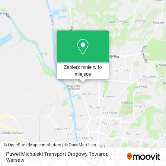 Mapa Pawel Michalski Transport Drogowy Towaror