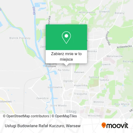 Mapa Usługi Budowlane Rafał Kuczuro