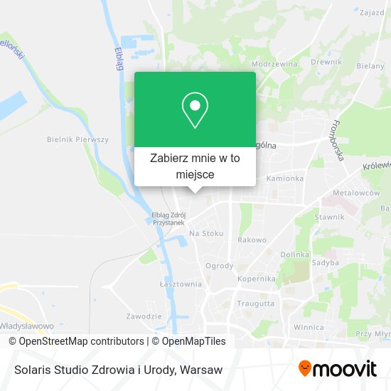 Mapa Solaris Studio Zdrowia i Urody