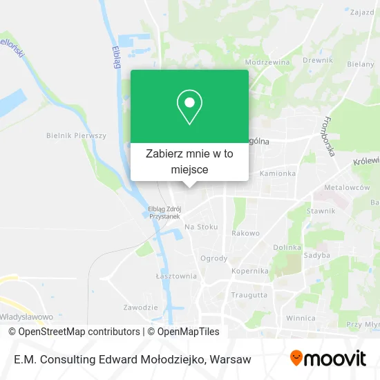 Mapa E.M. Consulting Edward Mołodziejko