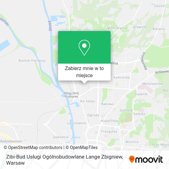 Mapa Zibi-Bud Usługi Ogólnobudowlane Lange Zbigniew