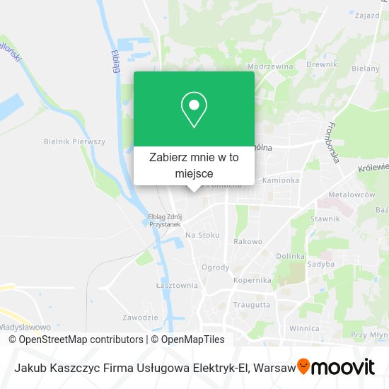 Mapa Jakub Kaszczyc Firma Usługowa Elektryk-El