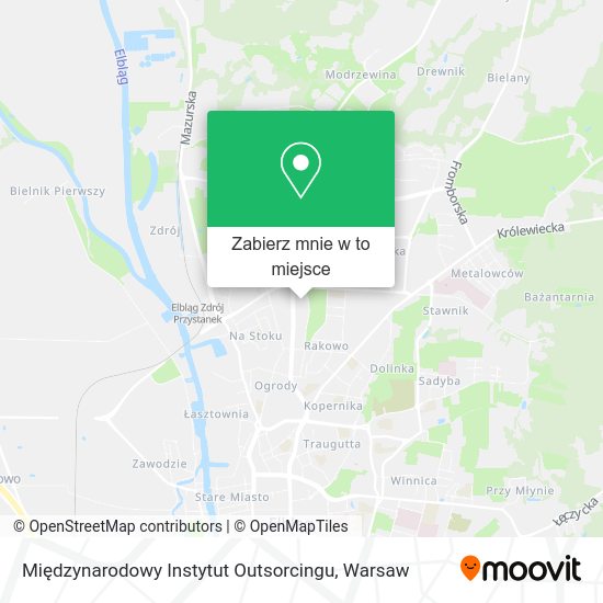 Mapa Międzynarodowy Instytut Outsorcingu