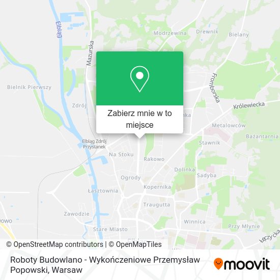 Mapa Roboty Budowlano - Wykończeniowe Przemysław Popowski