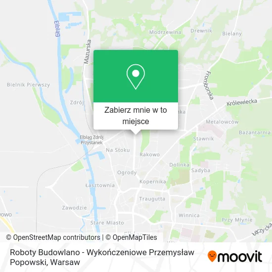 Mapa Roboty Budowlano - Wykończeniowe Przemysław Popowski