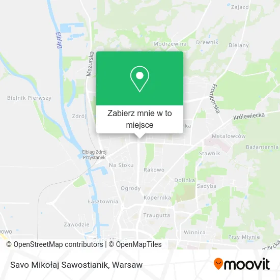 Mapa Savo Mikołaj Sawostianik