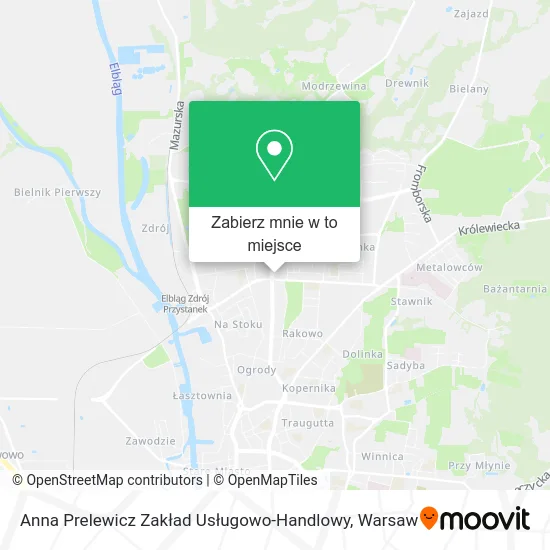 Mapa Anna Prelewicz Zakład Usługowo-Handlowy