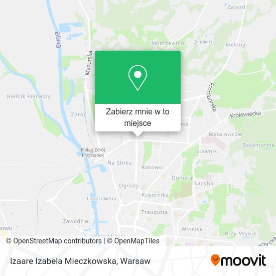 Mapa Izaare Izabela Mieczkowska