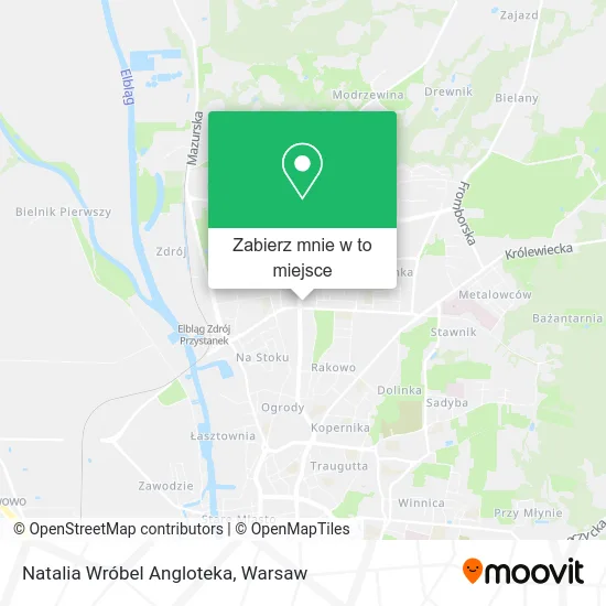 Mapa Natalia Wróbel Angloteka