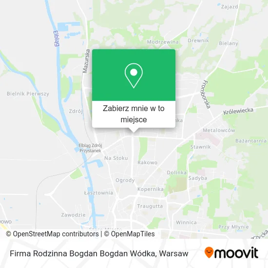 Mapa Firma Rodzinna Bogdan Bogdan Wódka
