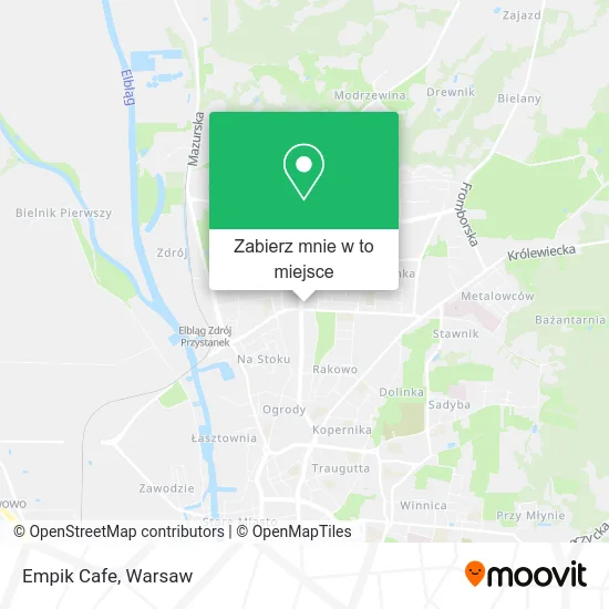 Mapa Empik Cafe