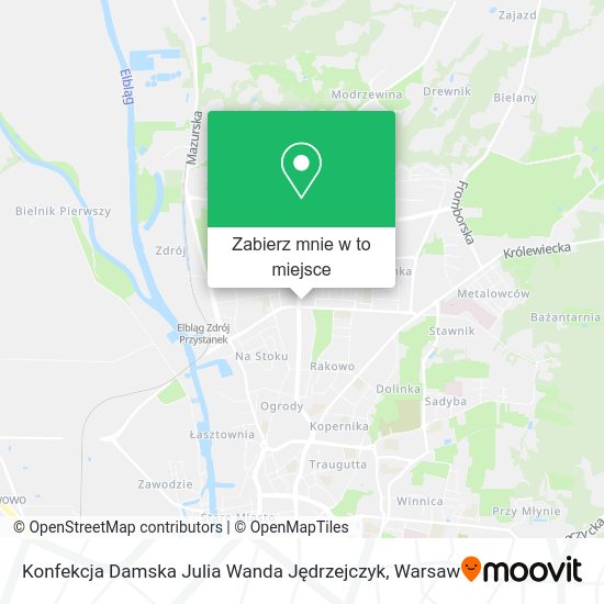 Mapa Konfekcja Damska Julia Wanda Jędrzejczyk