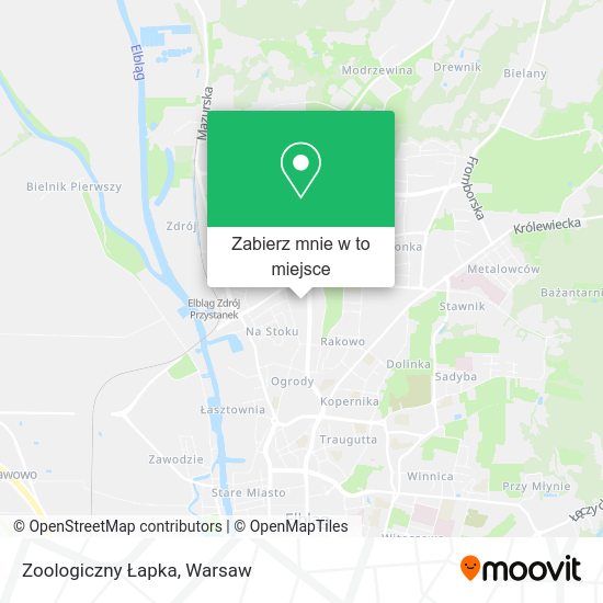 Mapa Zoologiczny Łapka