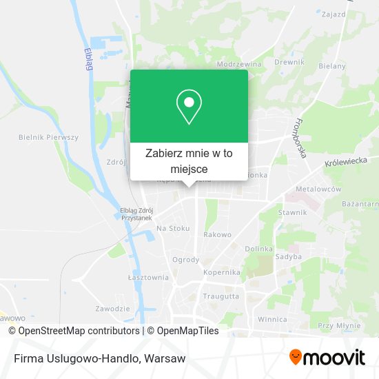 Mapa Firma Uslugowo-Handlo