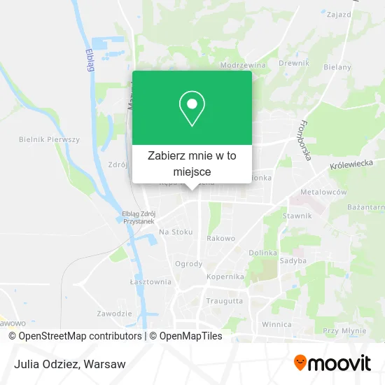 Mapa Julia Odziez