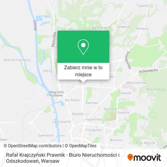 Mapa Rafał Krajczyński Prawnik - Biuro Nieruchomości i Odszkodowań