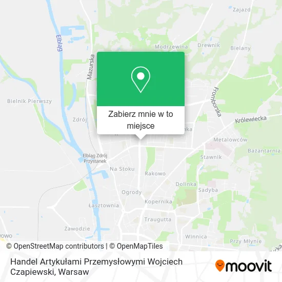Mapa Handel Artykułami Przemysłowymi Wojciech Czapiewski