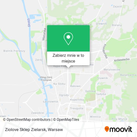 Mapa Ziolove Sklep Zielarsk