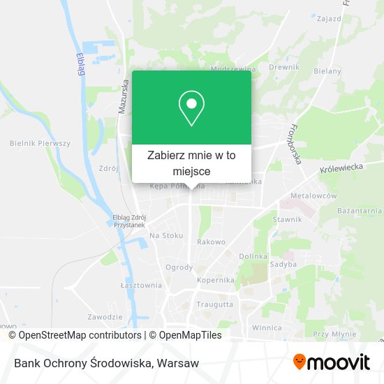 Mapa Bank Ochrony Środowiska