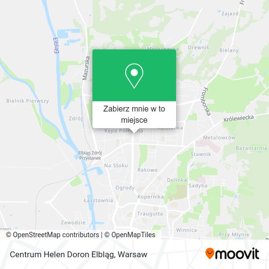 Mapa Centrum Helen Doron Elbląg