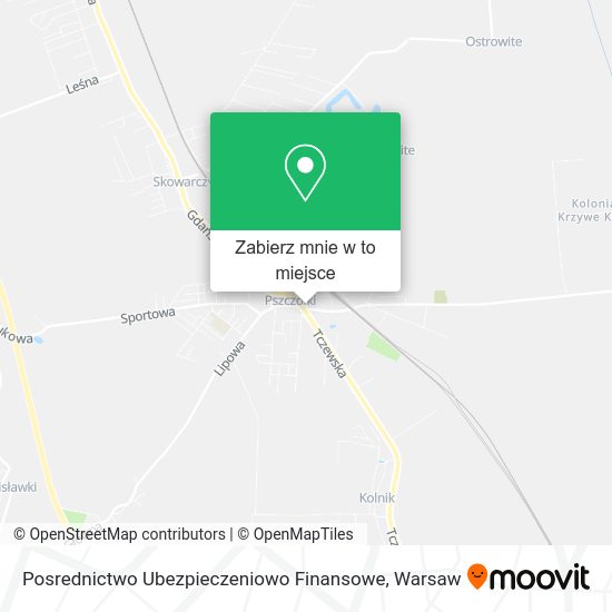 Mapa Posrednictwo Ubezpieczeniowo Finansowe