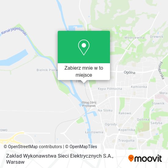 Mapa Zakład Wykonawstwa Sieci Elektrycznych S.A.