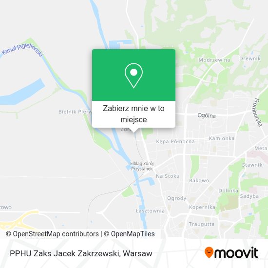 Mapa PPHU Zaks Jacek Zakrzewski