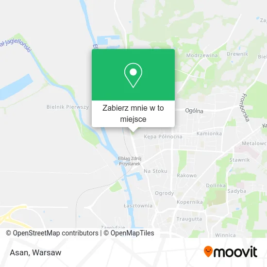 Mapa Asan