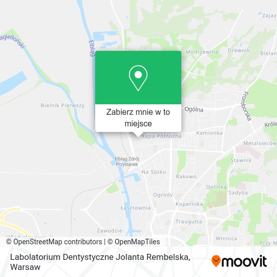 Mapa Labolatorium Dentystyczne Jolanta Rembelska