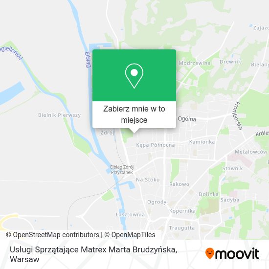 Mapa Usługi Sprzątające Matrex Marta Brudzyńska