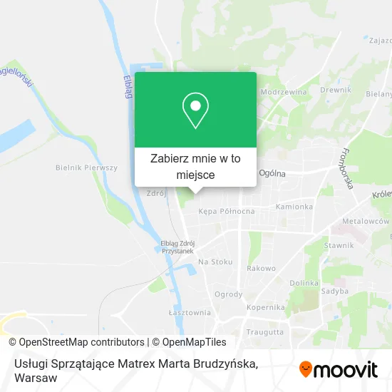 Mapa Usługi Sprzątające Matrex Marta Brudzyńska