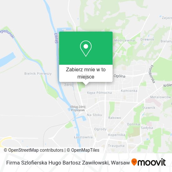 Mapa Firma Szlofierska Hugo Bartosz Zawiłowski